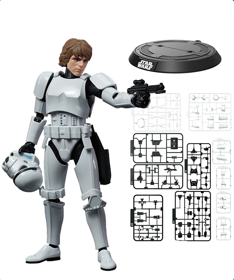 Star Wars Blokees Plastic Model Kit Champion Class 04 Luke Skywalker - immagine 3