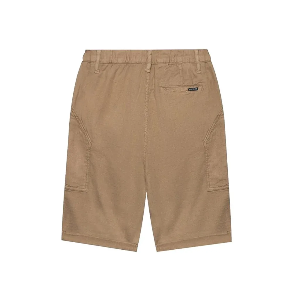 Bermuda Con Ampie Tasche Applicate Uomo - immagine 2