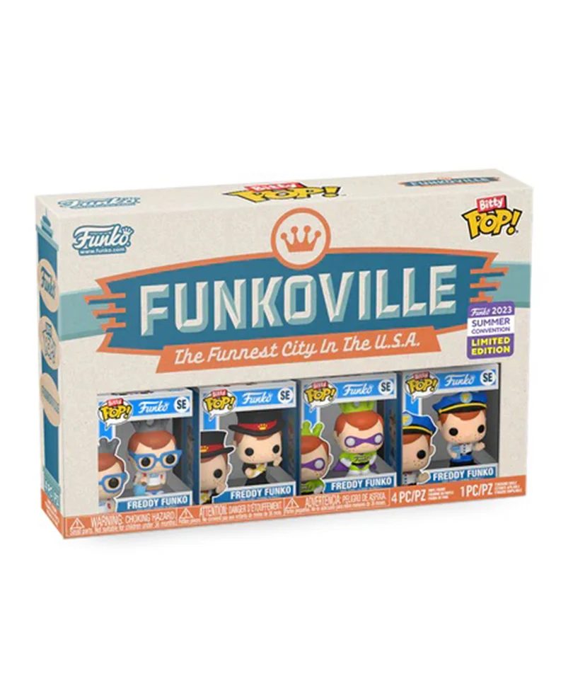 Freddy Funko in Con Tee / Mayor Freddy Funko /  Superhero Freddy Funko / Freddy Funko with Map