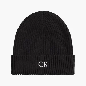 Calvin Klein Cappello Uomo Classic Cotton Rib Beanie Calvin Klein Cappello Uomo Classic Cotton Rib Beanie