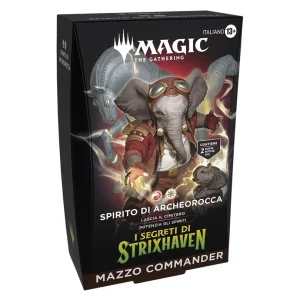 Magic: The Gathering – I Segreti di Strixhaven (Spirito di Archeorocca) Mazzo Commander ITA Magic: The Gathering – I Segreti di Strixhaven (Spirito di Archeorocca) Mazzo Commander ITA