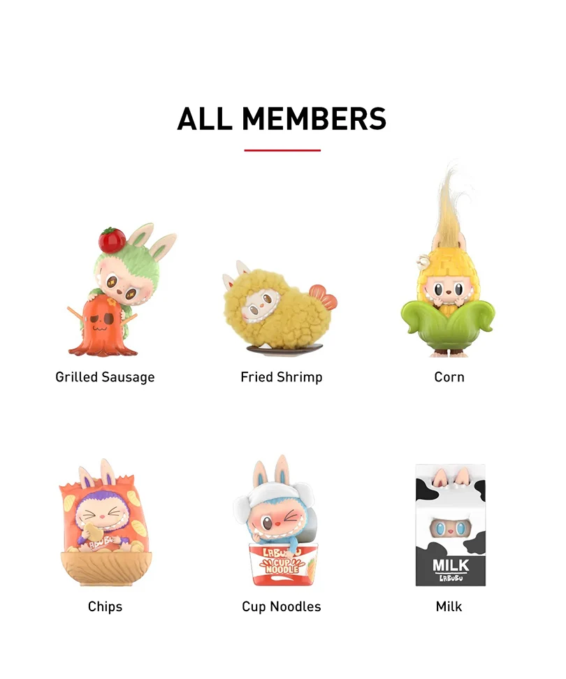 Labubu The Monster Wacky Mart Figures Blind Box - Pop Mart Official Figure - immagine 3