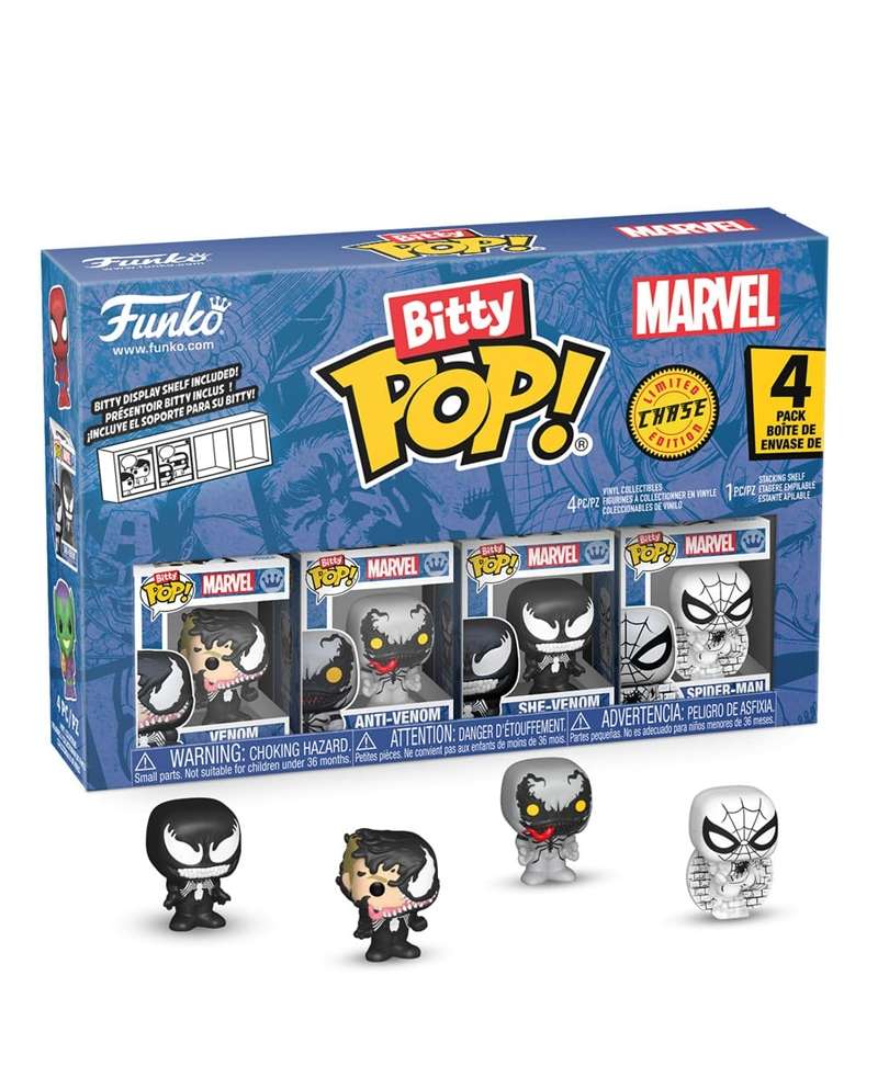 Venom (Eddie Brock) / Anti-Venom / Venom / Scegli il tuo Bitty (4-Pack)
