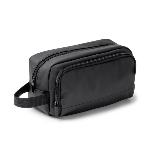 Borsa da Toilette in Pelle PU – Doppio Scomparto con Zip e Impugnatura per il Trasporto Borsa da Toilette in Pelle PU – Doppio Scomparto con Zip e Impugnatura per il Trasporto