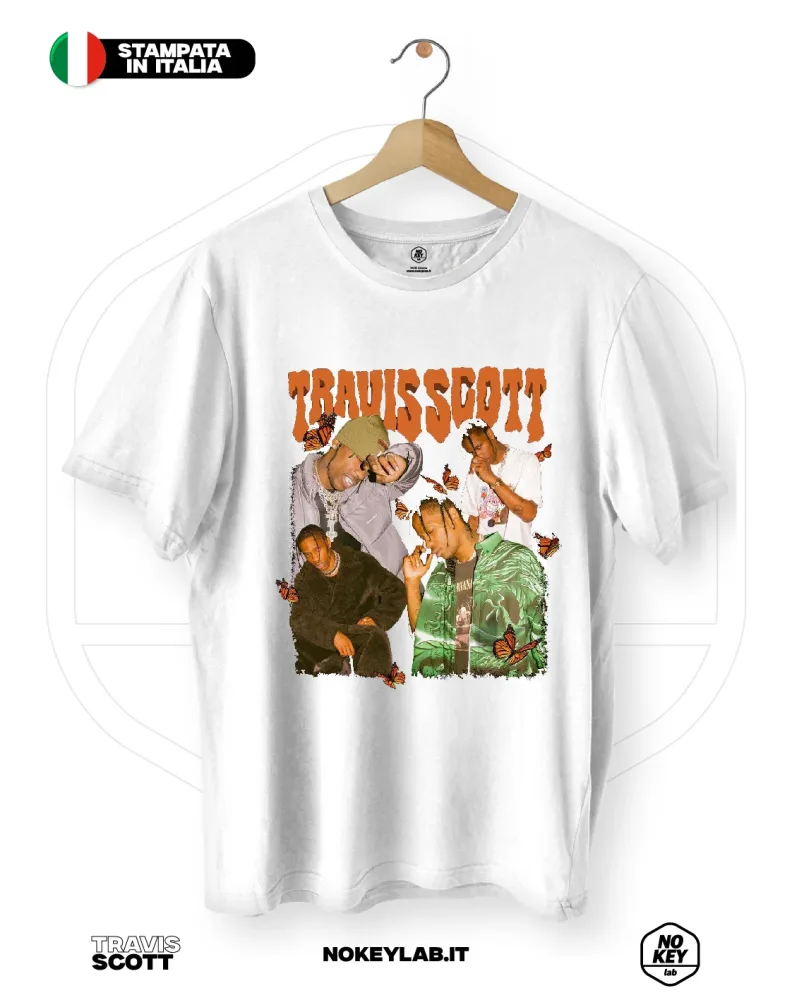 T-shirt travis Scott Rapper - immagine 2