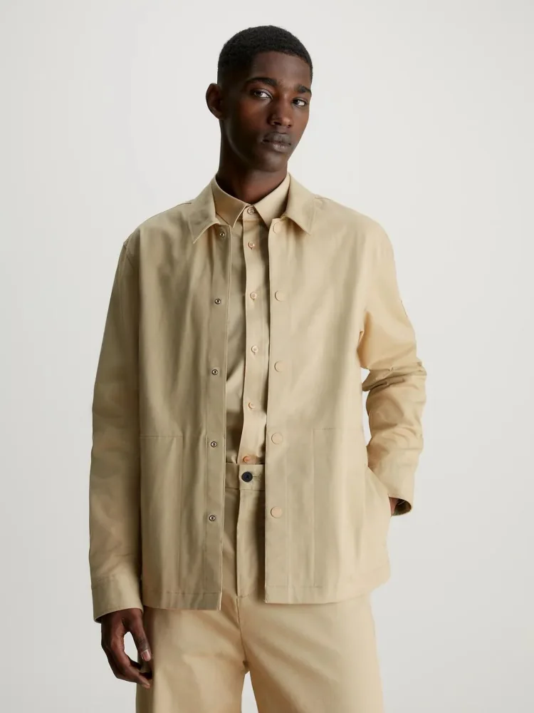 Calvin Klein Camicia Uomo Twill Overshirt - immagine 2