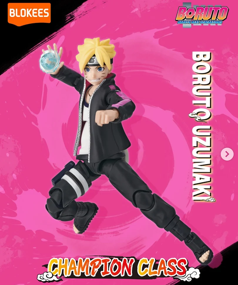 Naruto Shippuden Blokees Plastic Model Kit Champion Class Boruto Uzumaki 01 - immagine 3