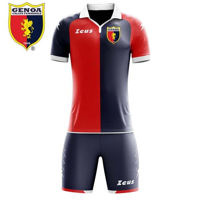 Completo Calcio Genoa Femminile | Maglia + Pantaloncino Ufficiale