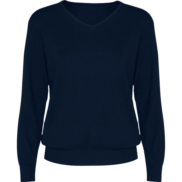 Maglione da Lavoro Donna HILUX WOMAN – Collo a V in Maglia Jersey con Coste 1x1 - immagine 3