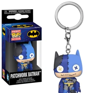 Patchwork Batman Keychain Patchwork Batman Keychain