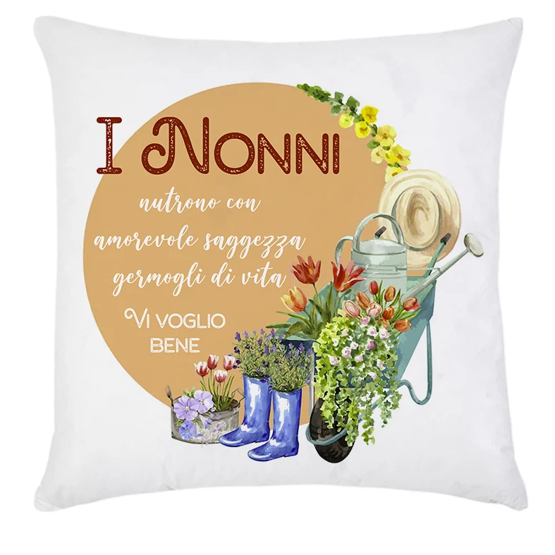 Cuscino 40×40 grafica NONNI – amorevole saggezza