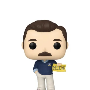 Ted Lasso with Believe Sign Ted Lasso with Believe Sign