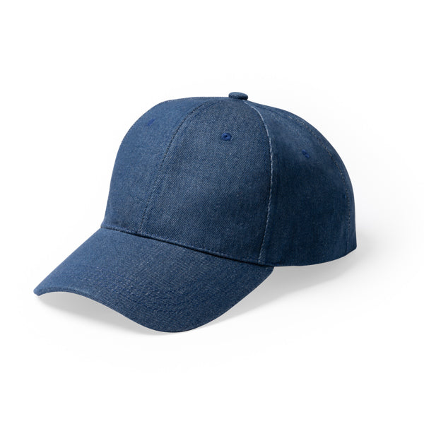 Cappello a 6 Sezioni in Denim Riciclato – Occhielli di Ventilazione