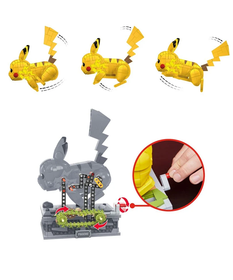 Pokémon Mega Construx Construction Set Motion Pikachu - immagine 2