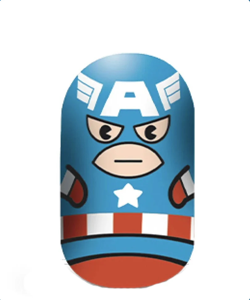 Marvel Puniz Squishy Battle - Captain America