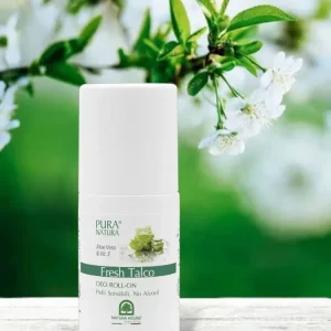 DEO FRESH TALCO Deodorante ROLL ON – Pelli Sensibili, Lunga Durata