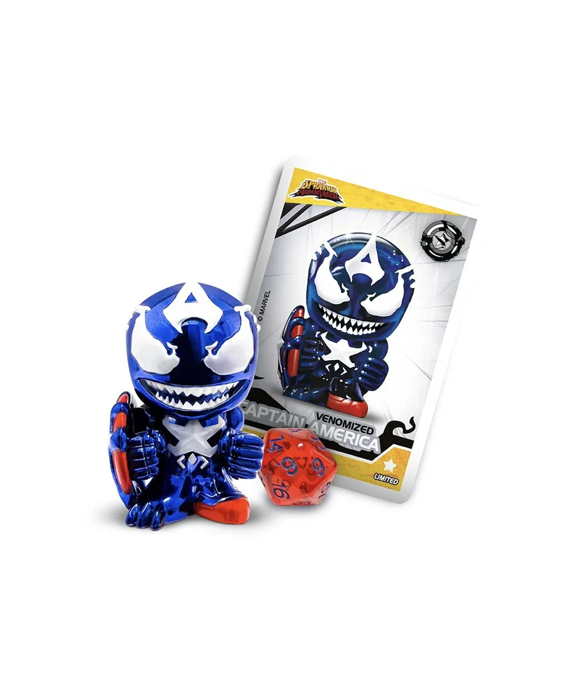 Marvel Spider-Man Maximum Venom - Boomez - Captain America (Glow in the Dark) Wave 3 - immagine 2