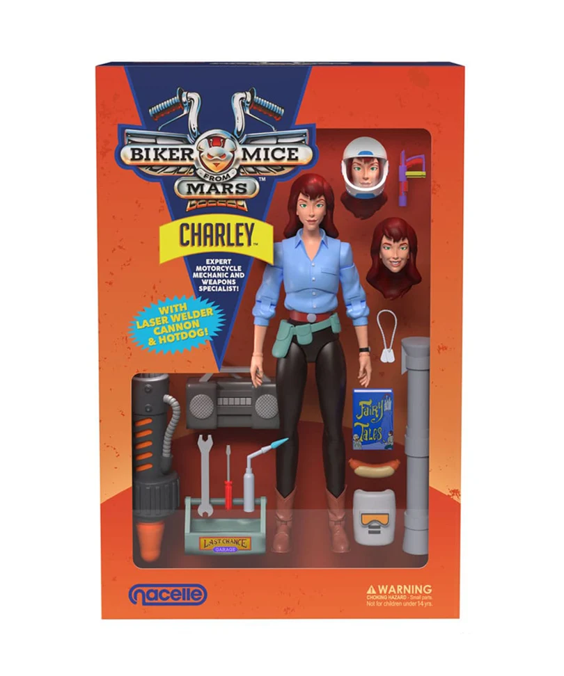 Biker Mice From Mars - Charley - Action Figure 23 cm