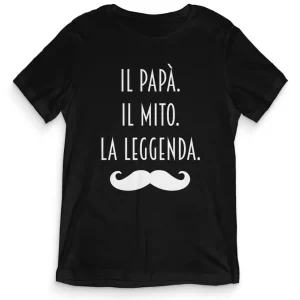 TeesBlitz T-Shirt Uomo – Papà Mito – tee23-21