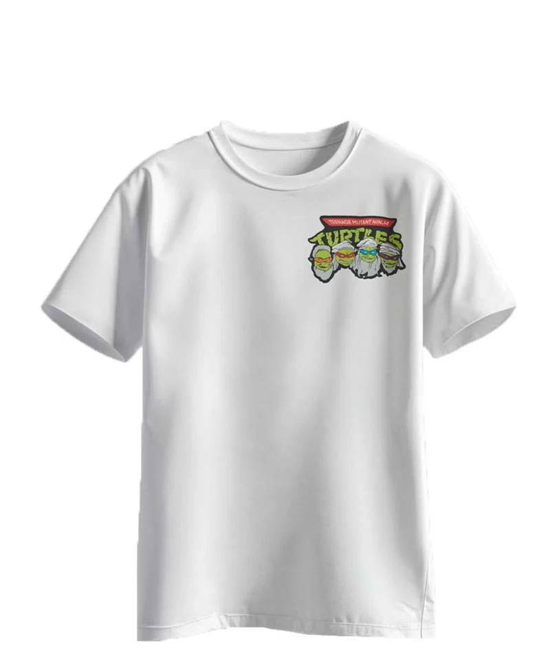 T-Shirt Donna Donatello Ninja Bianca - immagine 2