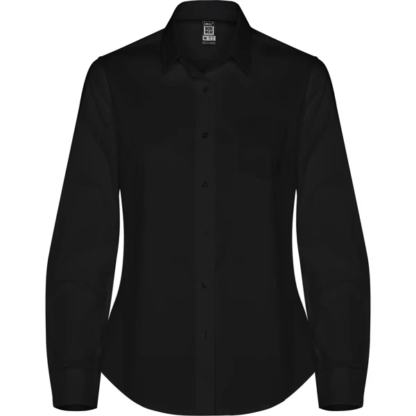 Camicia da Lavoro Donna Maniche Lunghe MOSCU WOMAN – Elasticizzata e Taglio Aderente - immagine 2