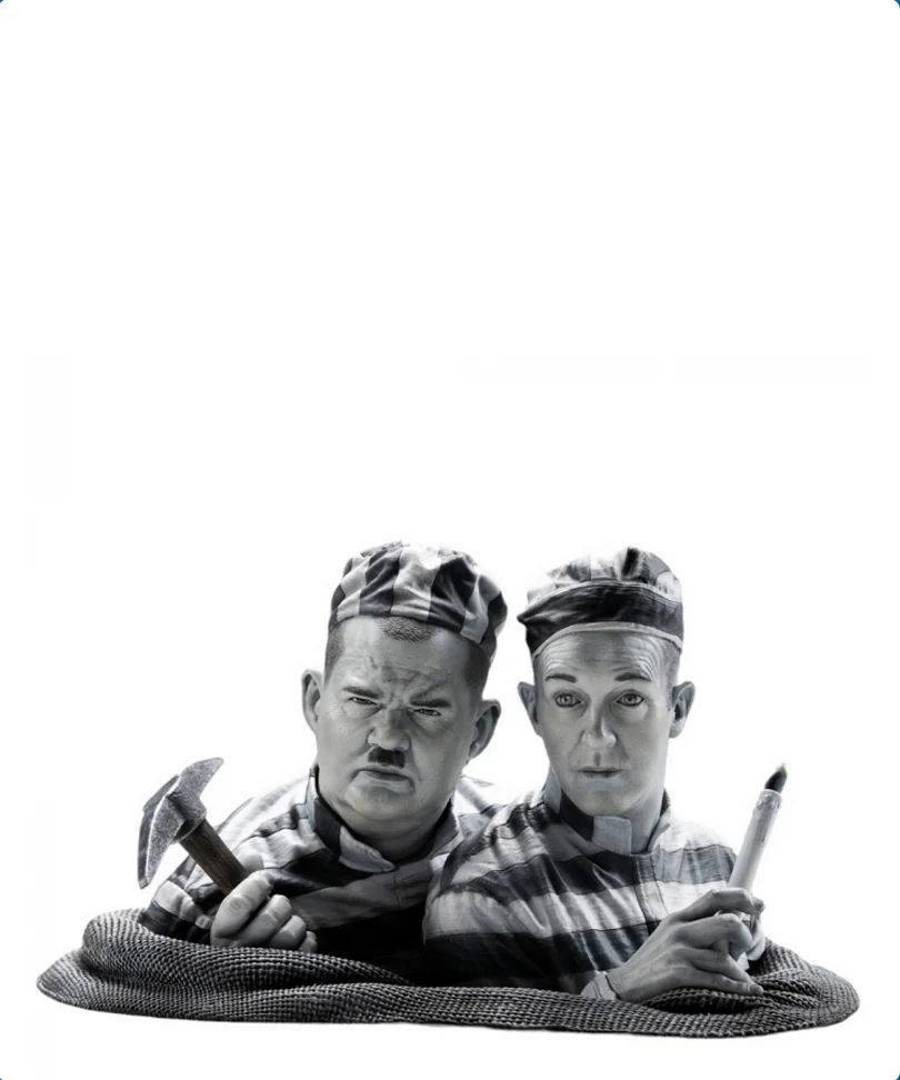 Stan Laurel & Oliver Hardy – Statua 1/3