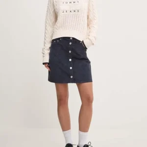 Tommy Hilfiger Maglia Donna Bubble Cable Flag Tommy Hilfiger Maglia Donna Bubble Cable Flag
