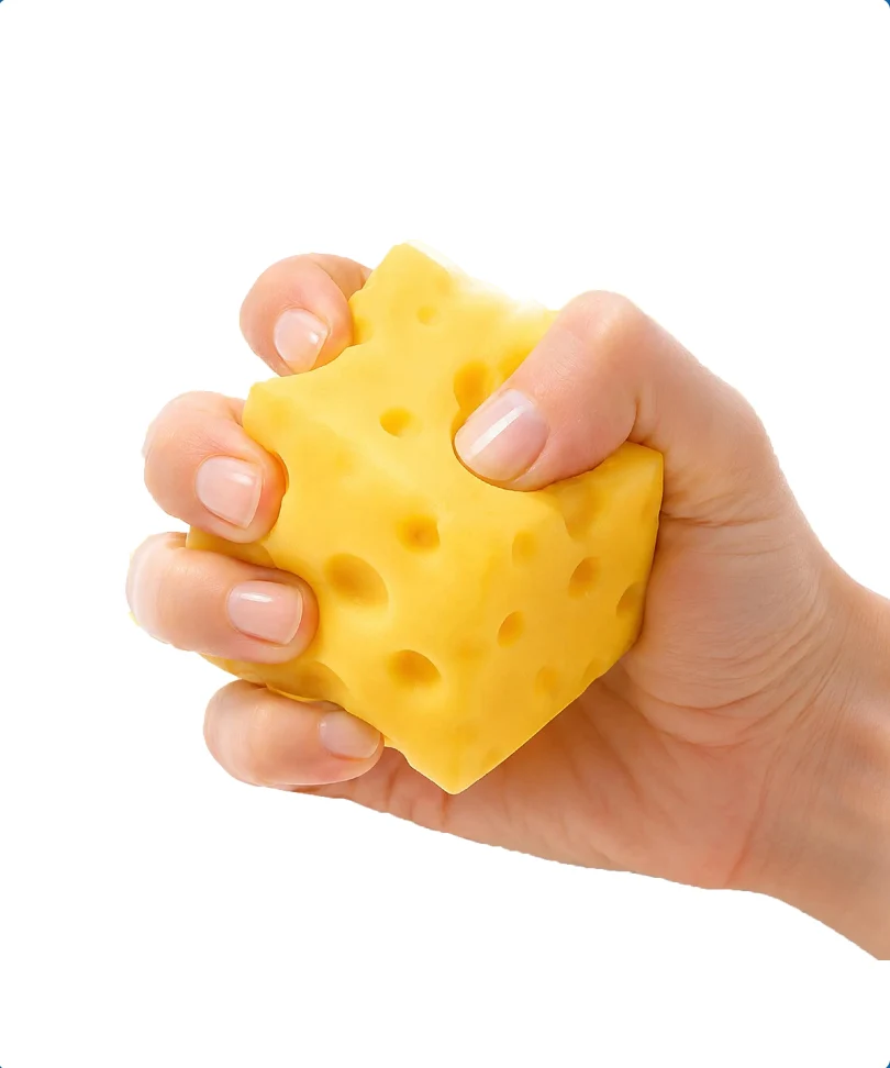 Squishy Formaggio Antistress – Soft Squeeze Toy - immagine 2