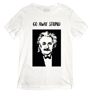TeesBlitz tee106 – T-Shirt Divertente – Go Away Stupid TeesBlitz tee106 – T-Shirt Divertente – Go Away Stupid