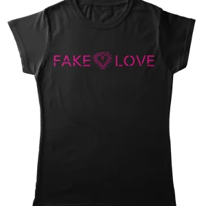 TeesBlitz tee176 – T-Shirt Divertente – BTS Fake Love TeesBlitz tee176 – T-Shirt Divertente – BTS Fake Love
