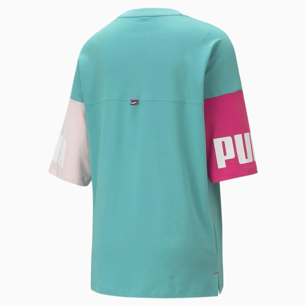Puma T-Shirt Donna Puma Power Colorblock - immagine 2