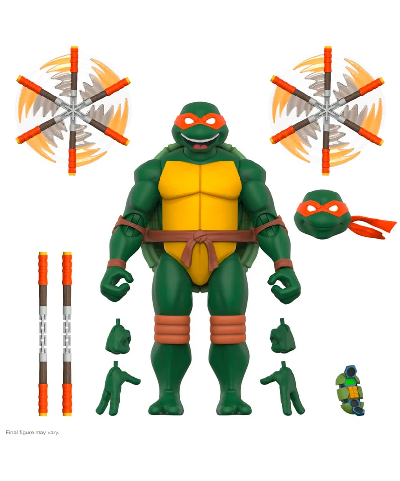 Teenage Mutant Ninja Turtles - Michelangelo - Wave 12 Ultimates Action Figure 18 cm - immagine 2