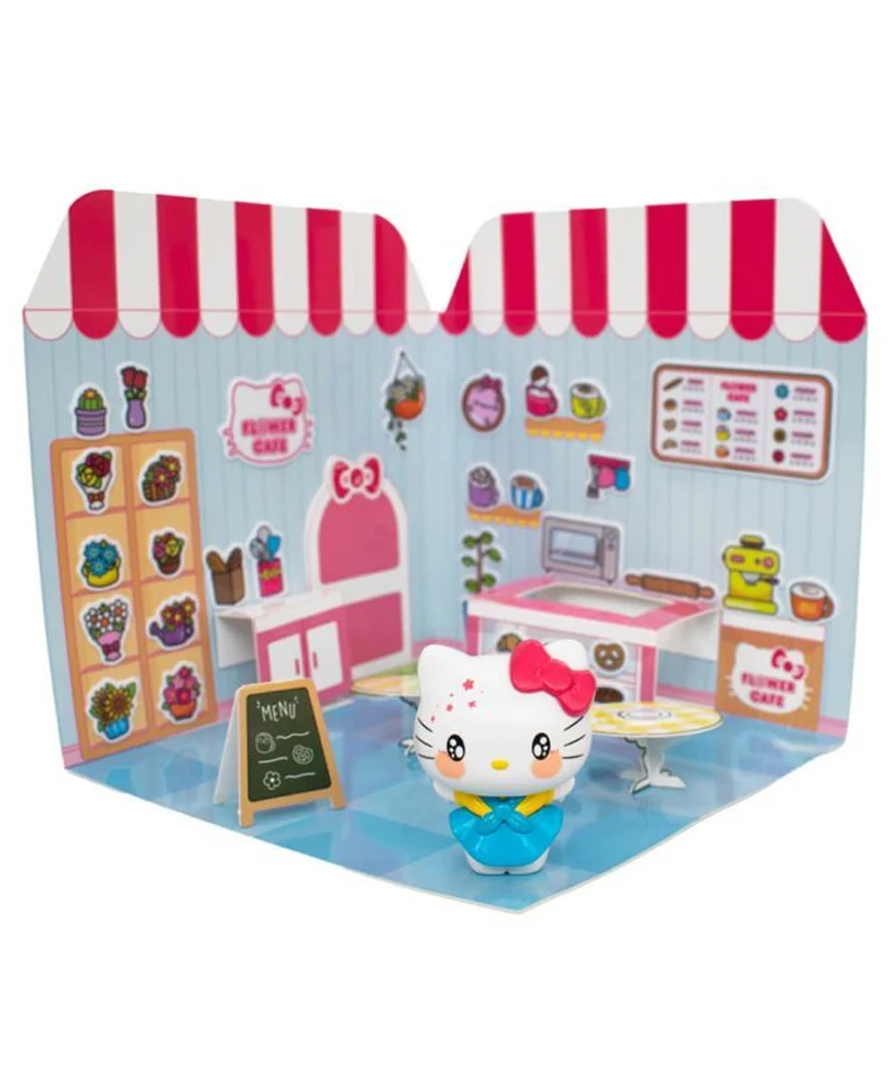 Hello Kitty Sticker House - Flower Café Hello Kitty 6 cm