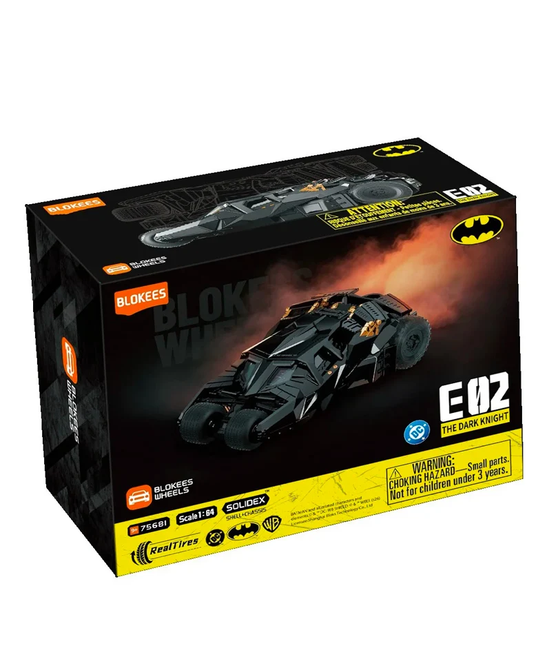 Batman Blokees Plastic Model Kit Wheels E02