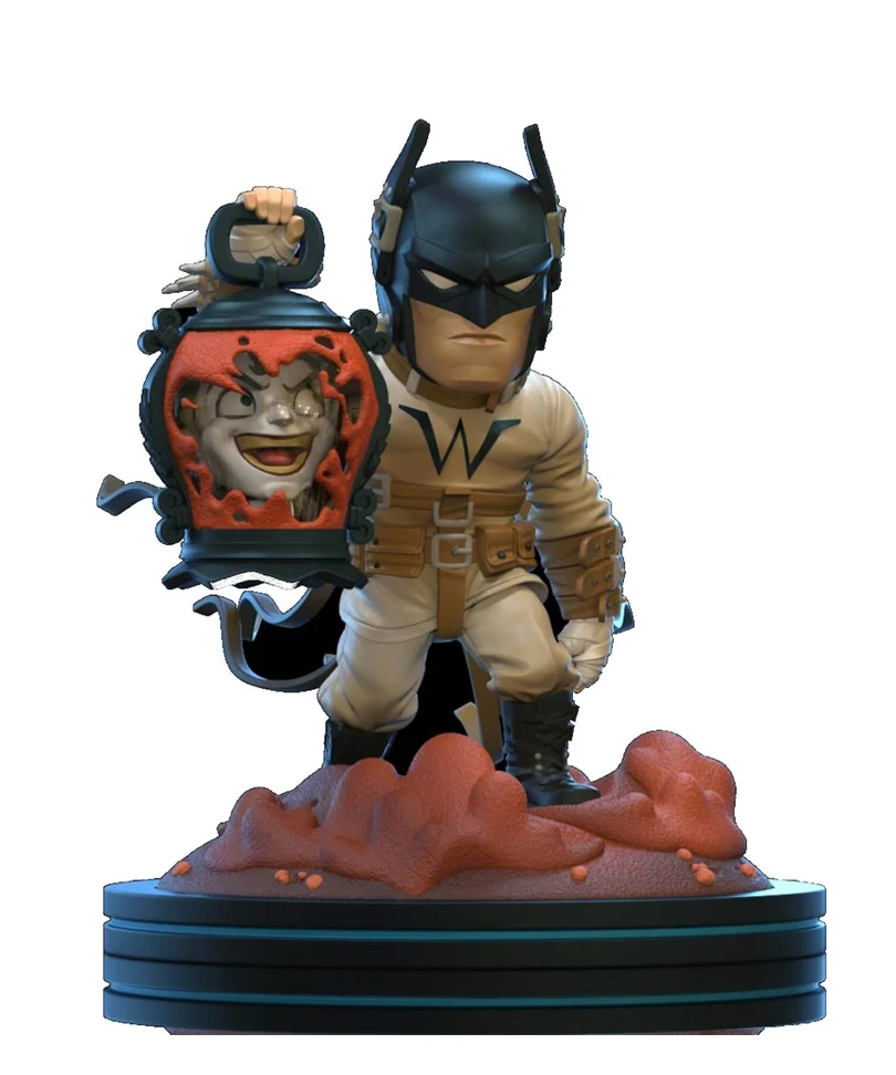 Figura Batman l’Ultimo Cavaliere sull’Elite della Terra Q-Fig DC Comics
