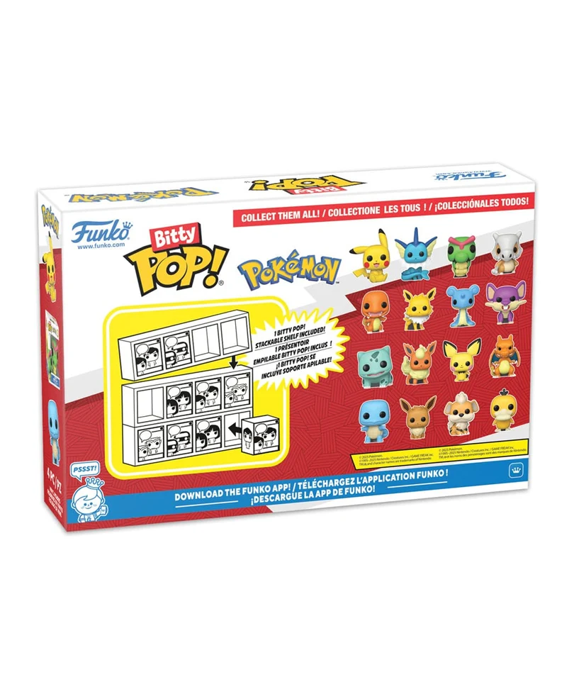 Squirtle / Eevee / Growlithe / Psyduck (4-Pack) - immagine 2
