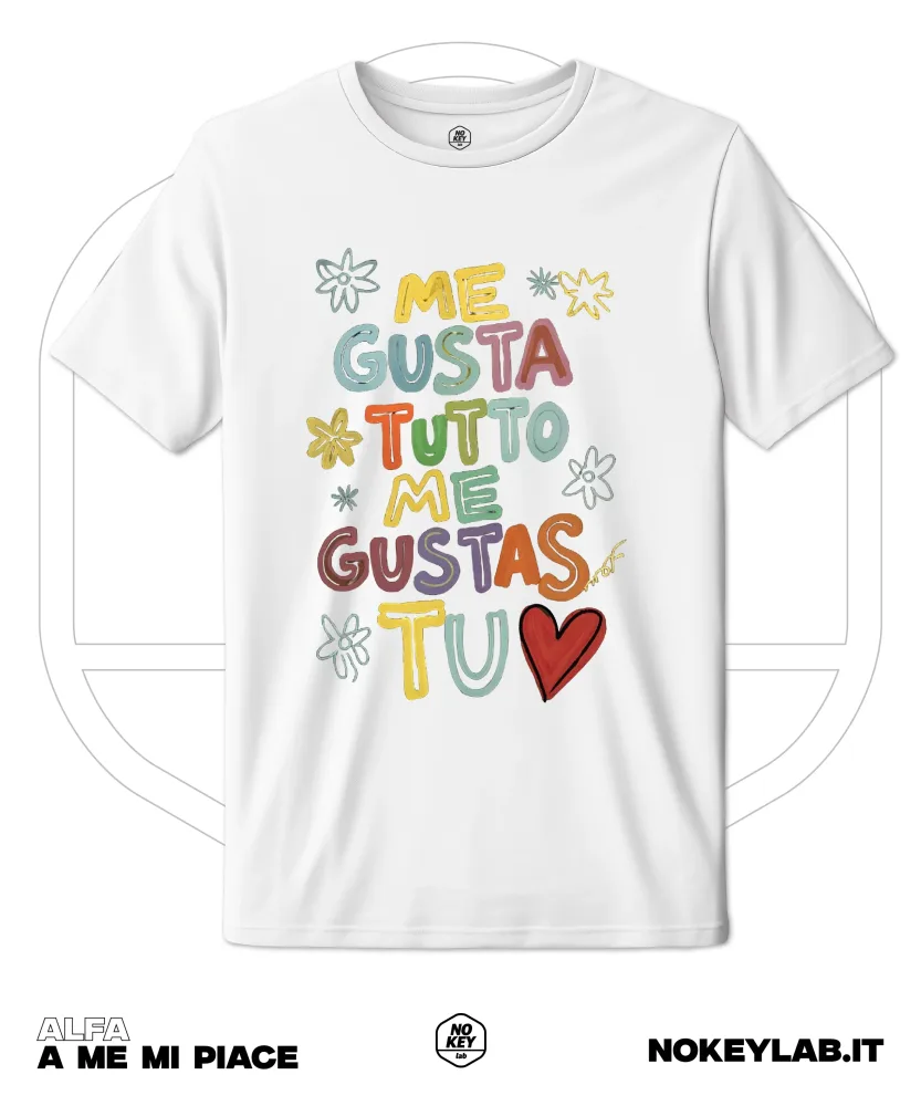 Maglia Alfa A Me Mi Piace - Me Gustas Tu - immagine 2