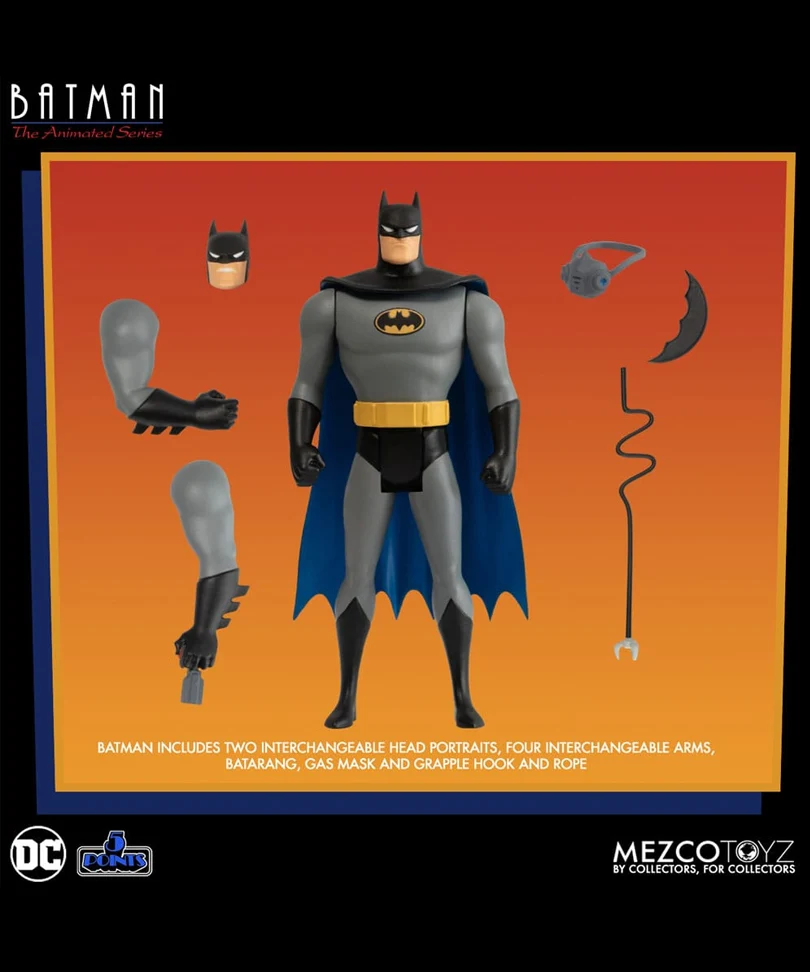Batman: The Animated Series (Batman) - DC Comics 5 Points Action Figures 9 cm