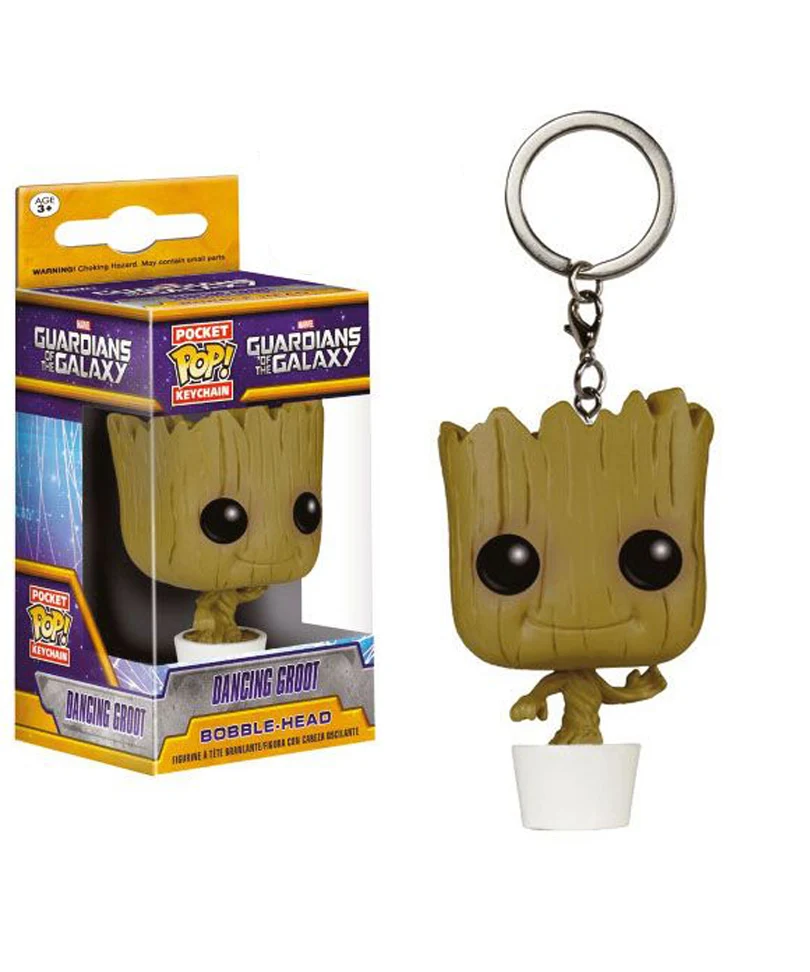 Dancing Groot Keychain