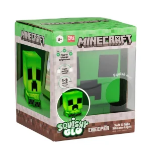 Paladone Lampada Squishy Glow Silicone Minecraft Creeper Paladone Lampada Squishy Glow Silicone Minecraft Creeper
