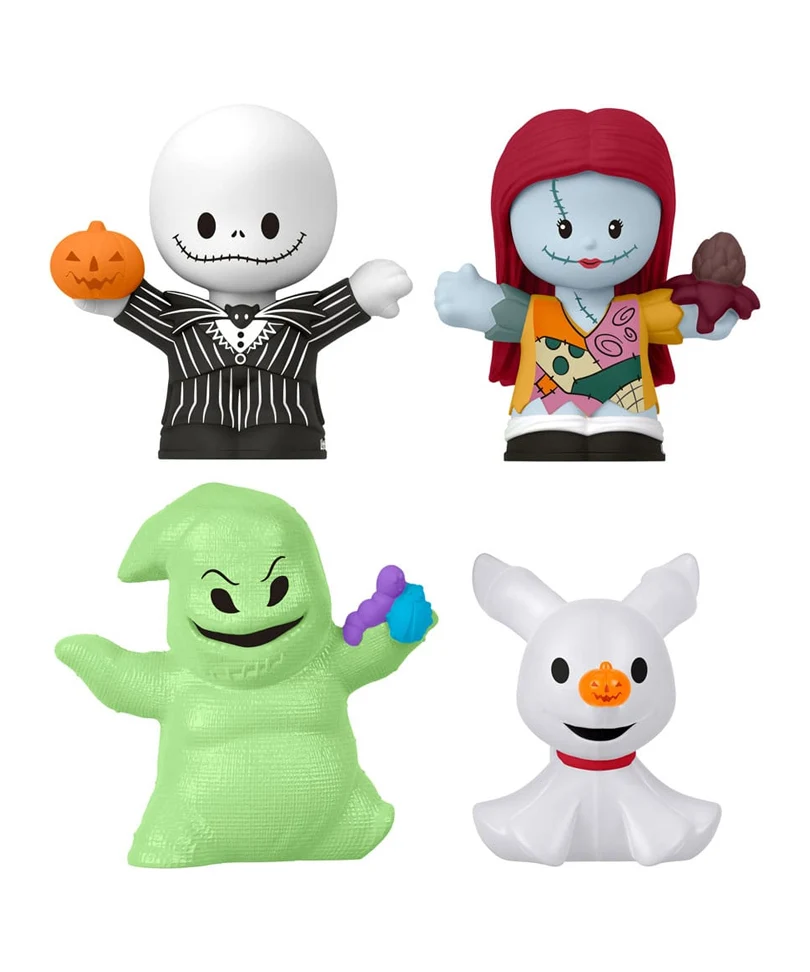 The Nightmare Before Christmas Fisher-Price Little People Collector Mini Figures 4-Pack 7 cm