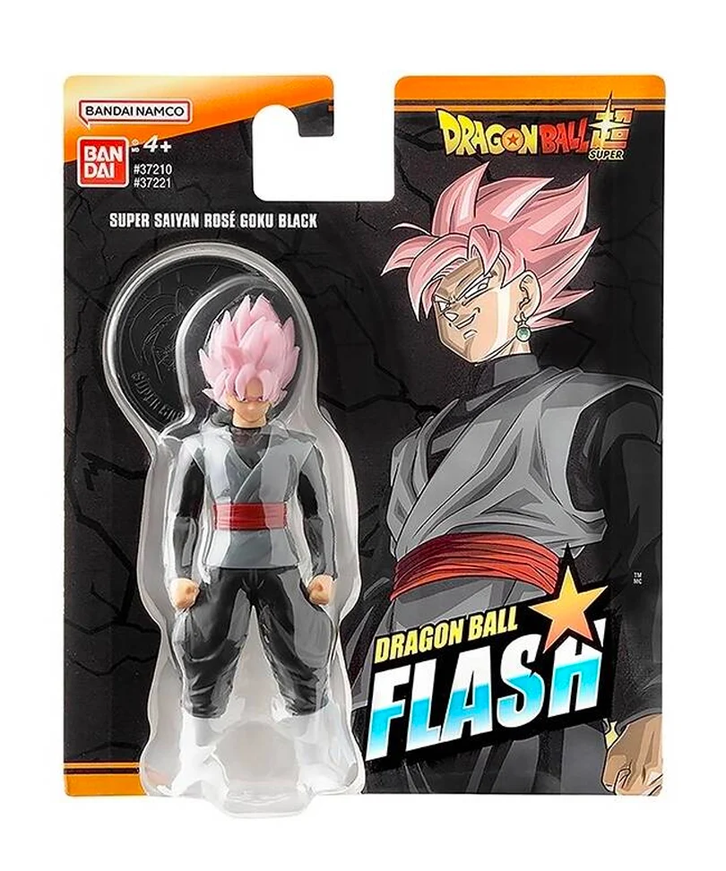 Dragon Ball Flash Series – Goku Black Rosé (Bandai) Action Figure 10 cm - immagine 2