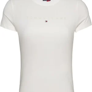Tommy Hilfiger T Shirt Donna Slim Tonal Tommy Hilfiger T Shirt Donna Slim Tonal
