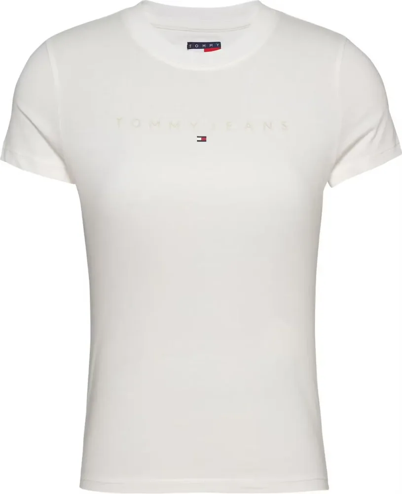 Tommy Hilfiger T Shirt Donna Slim Tonal