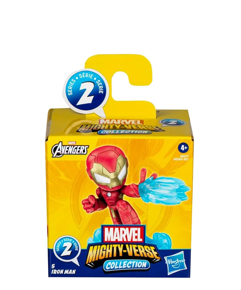 Marvel Avengers Mighty-Verse - Iron Man - Action Figure (Serie 2) 6 cm - immagine 2