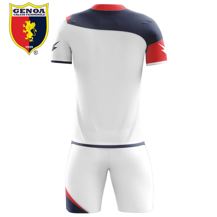 Completo Calcio Genoa Femminile | Kit Away Ufficiale Rossoblù - immagine 2