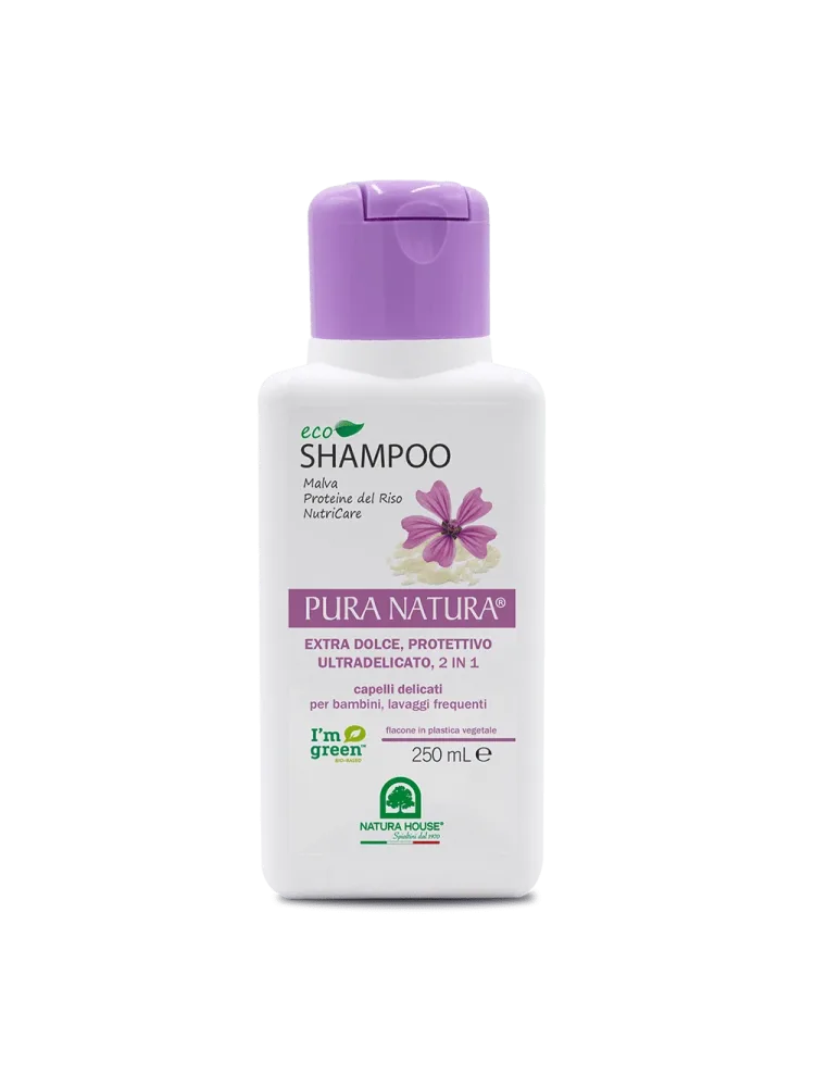 ECO SHAMPOO DELICATO EXTRA DOLCE - Capelli Delicati, per Bambini, Lavaggi Frequenti