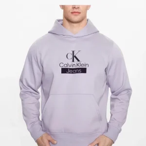 Calvin Klein Felpa Uomo Stacked Archival Calvin Klein Felpa Uomo Stacked Archival