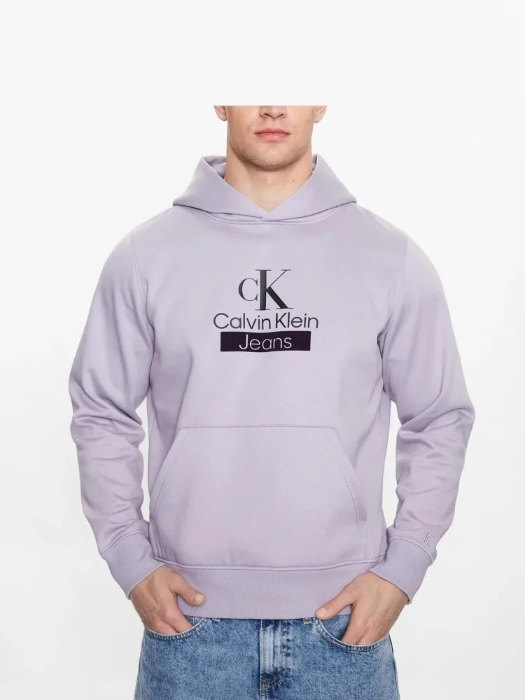 Calvin Klein Felpa Uomo Stacked Archival