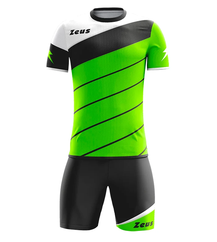 Zeus Kit Lybra Uomo | Completo Sportivo Slim Fit in Poliestere Elasticizzato